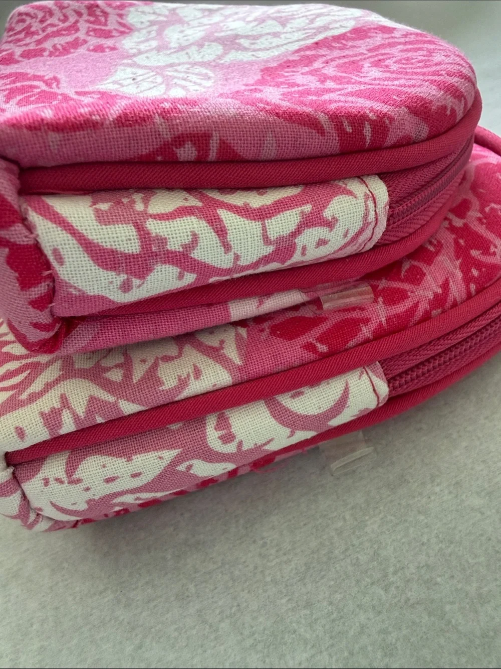 NWOT Once Upon a Rose Set-of-2 Travel/Make-Up Bags